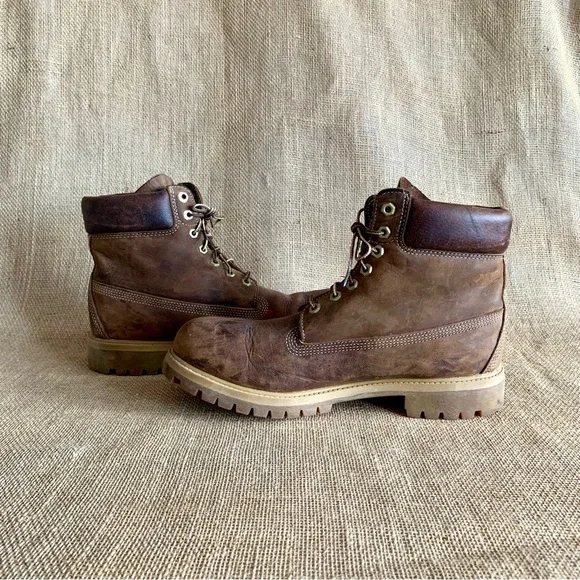Timberland | Shoes | Timberland Mens Brown Leather Boots  display picture 1